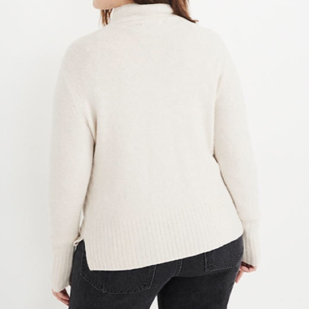 Madewell Inland Turtleneck Sweater In Coziest Yarn - Picture 2 of 8